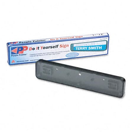 Perfectpillows DIY Wall/Door Sign Holder Plastic 9-1/2 x 2-1/2 PE3348116